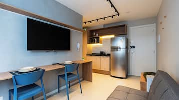 Studio, byutsikt | Eget kjøkken