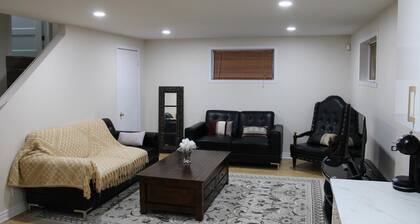 Full furnished basement 1 bedroom in unit laundry basement available in laval