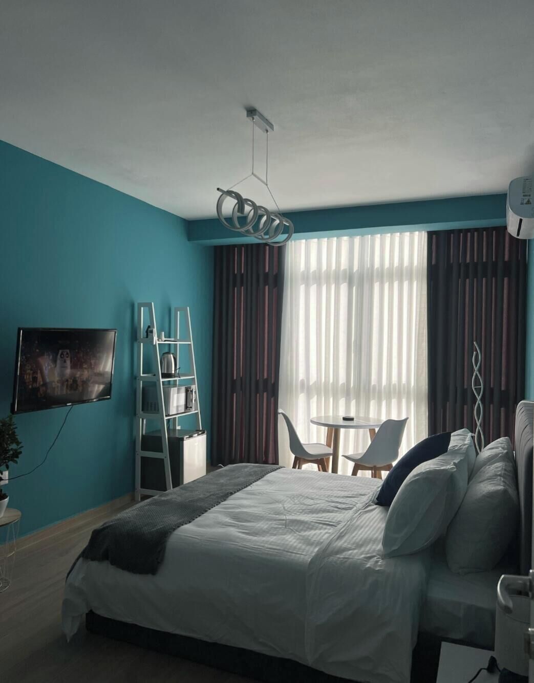 ห้องดีลักซ์ดับเบิล | เตารีด/โต๊ะรีดผ้า, Wi-Fi ฟรี