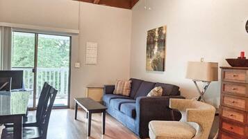 Smart-TV, Tischfußball, Tischtennisplatte, Bücher