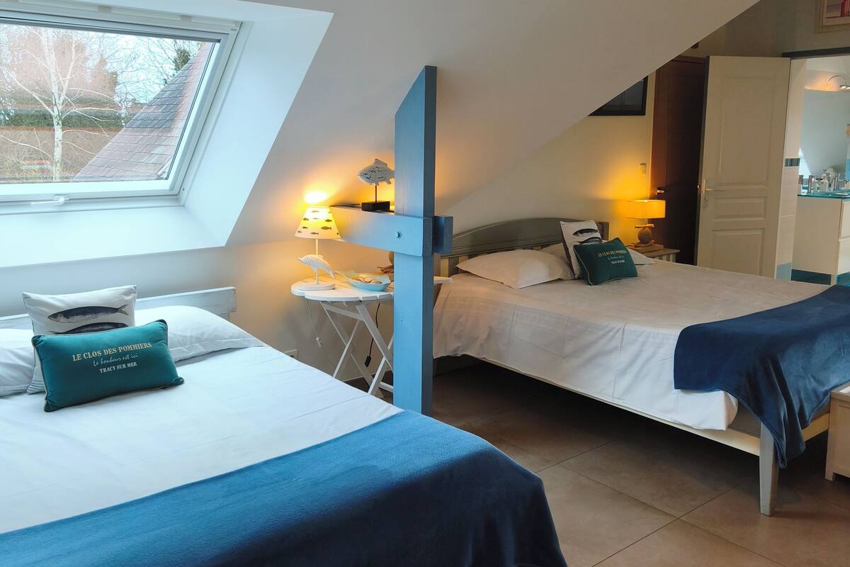 패밀리 더블룸 또는 트윈룸, 정원 전망