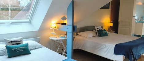 家庭双人房或双床房, 花园景观