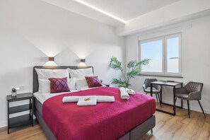 1 多间卧室、熨斗/熨衣板、WiFi、床单