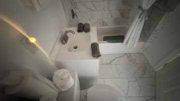 Handdoeken, zeep, toiletpapier