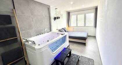 "RELAX SPA Publier" spa cinema "Maison de village" (village house)