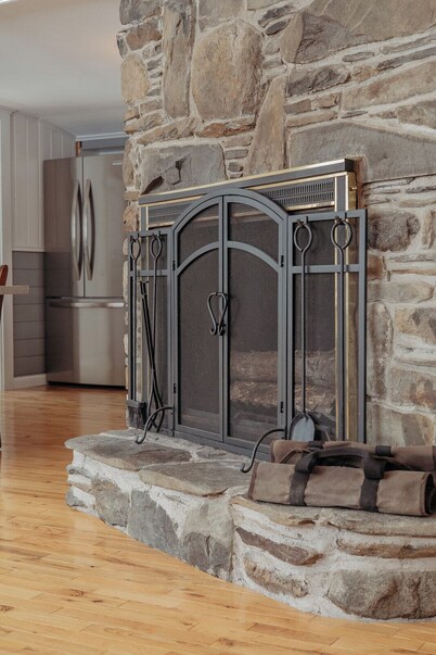 The Quiet Piper near Piper Pond, Trails, Stone Fireplace + Modern Amenities!