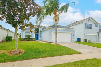Serenity - 5 Beds 3 bathrooms - 20 min Florida Disney Heated Pool Home