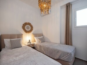 WiFi, bed sheets - Pounta | 2BR Apartment w/ Shared Pool | Fiora I (24Q5+MPP Pounta, Greece)