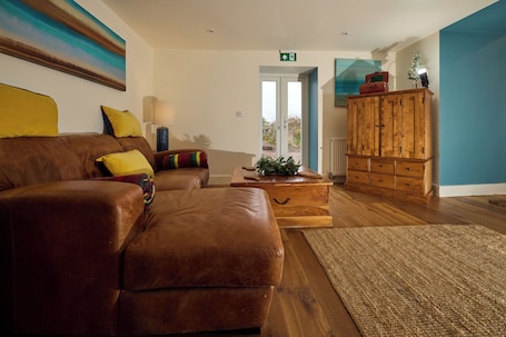 Living area. Luxury Island Living in the Heart of Gigha