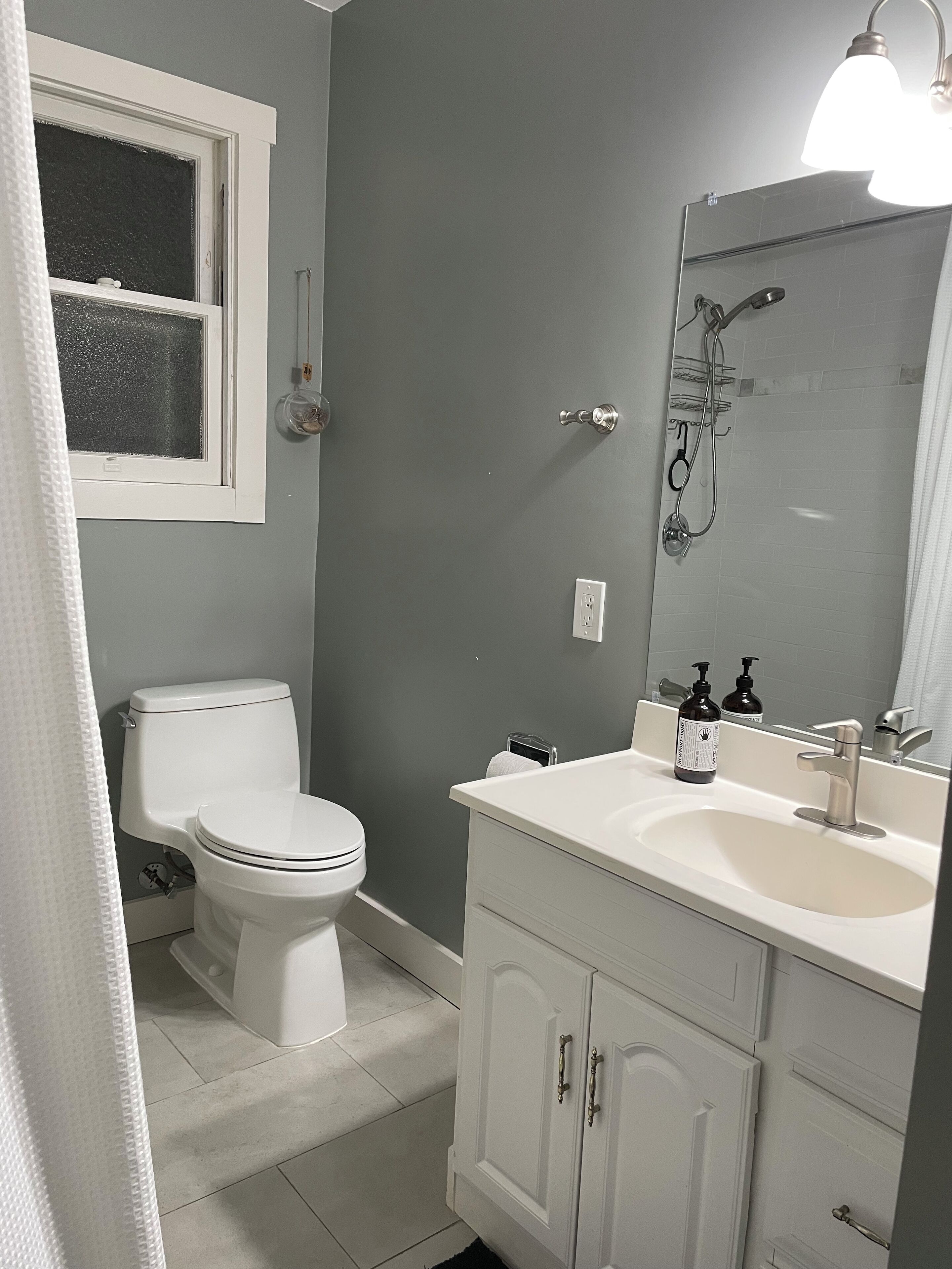 Towels, soap, toilet paper