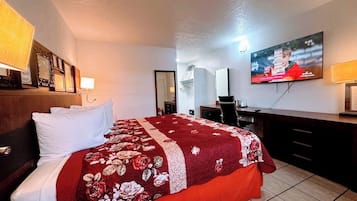 Desk, laptop workspace, free WiFi