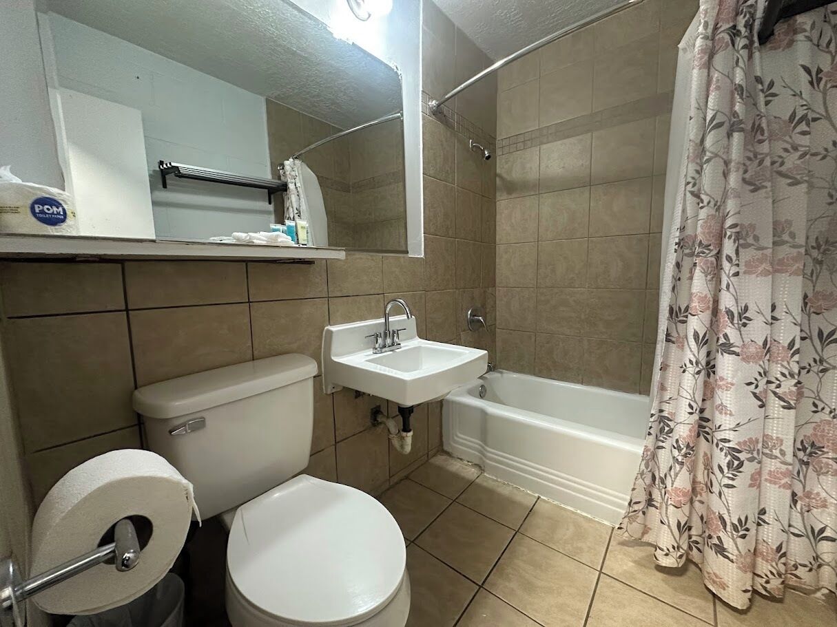 Free toiletries, hair dryer, towels, soap