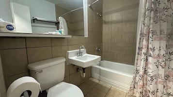 Free toiletries, hair dryer, towels, soap