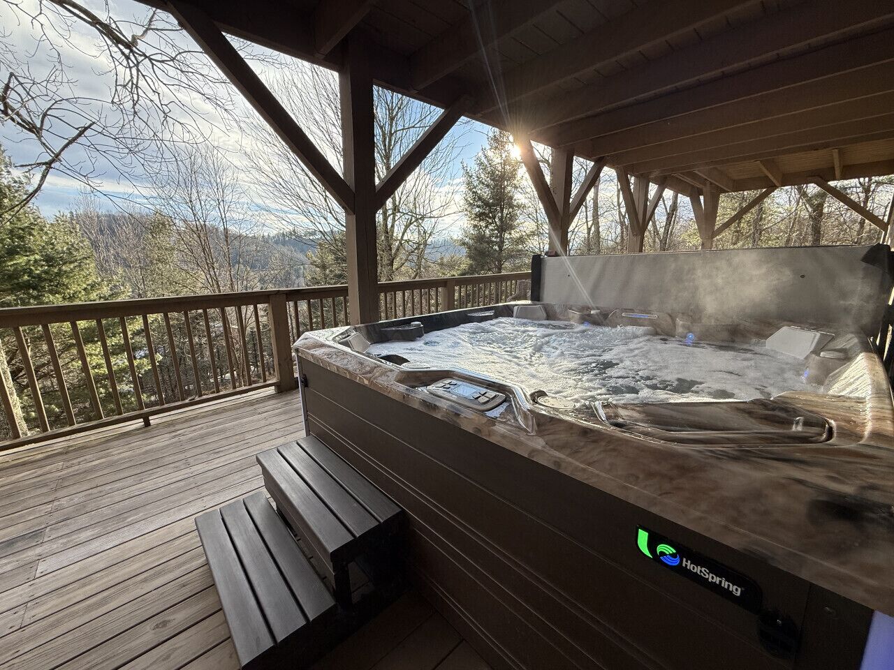 مغطس سبا خارجي