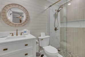 Shower - Beachside Gem ~ Remodeled Luxury Steps to Sand (Miramar Beach)