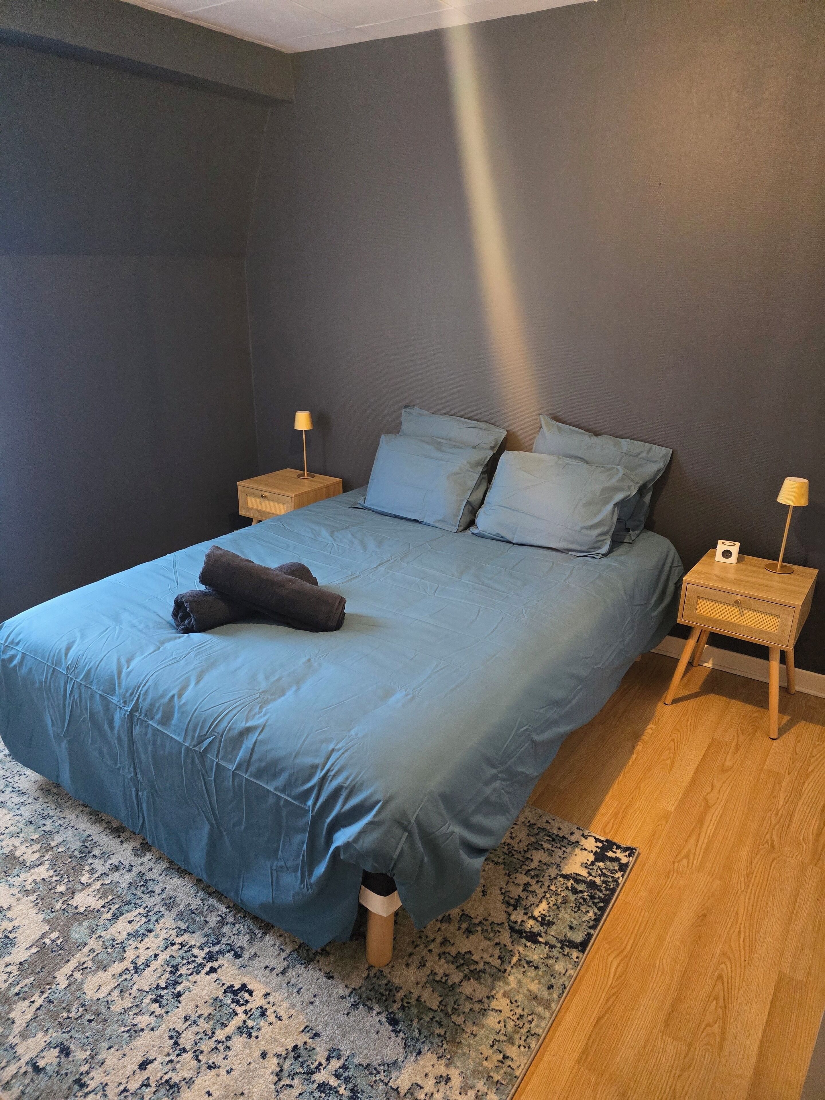 Iron/ironing board, WiFi, bed sheets