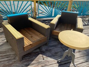 Terrace/patio - Superb, colourful villa - Sun, pool & fun (Sainte-Luce)
