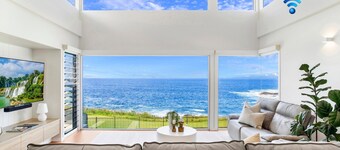 Salt n Sol - coastal split-level home with pool, alfresco dining, and breathtaking Kiama ocean views