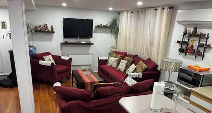 Fully furnished apartment witl all amenities.Cozy and quite .