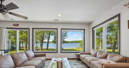 Lakefront Sunset Retreat I Sauna I Firepit I Dock