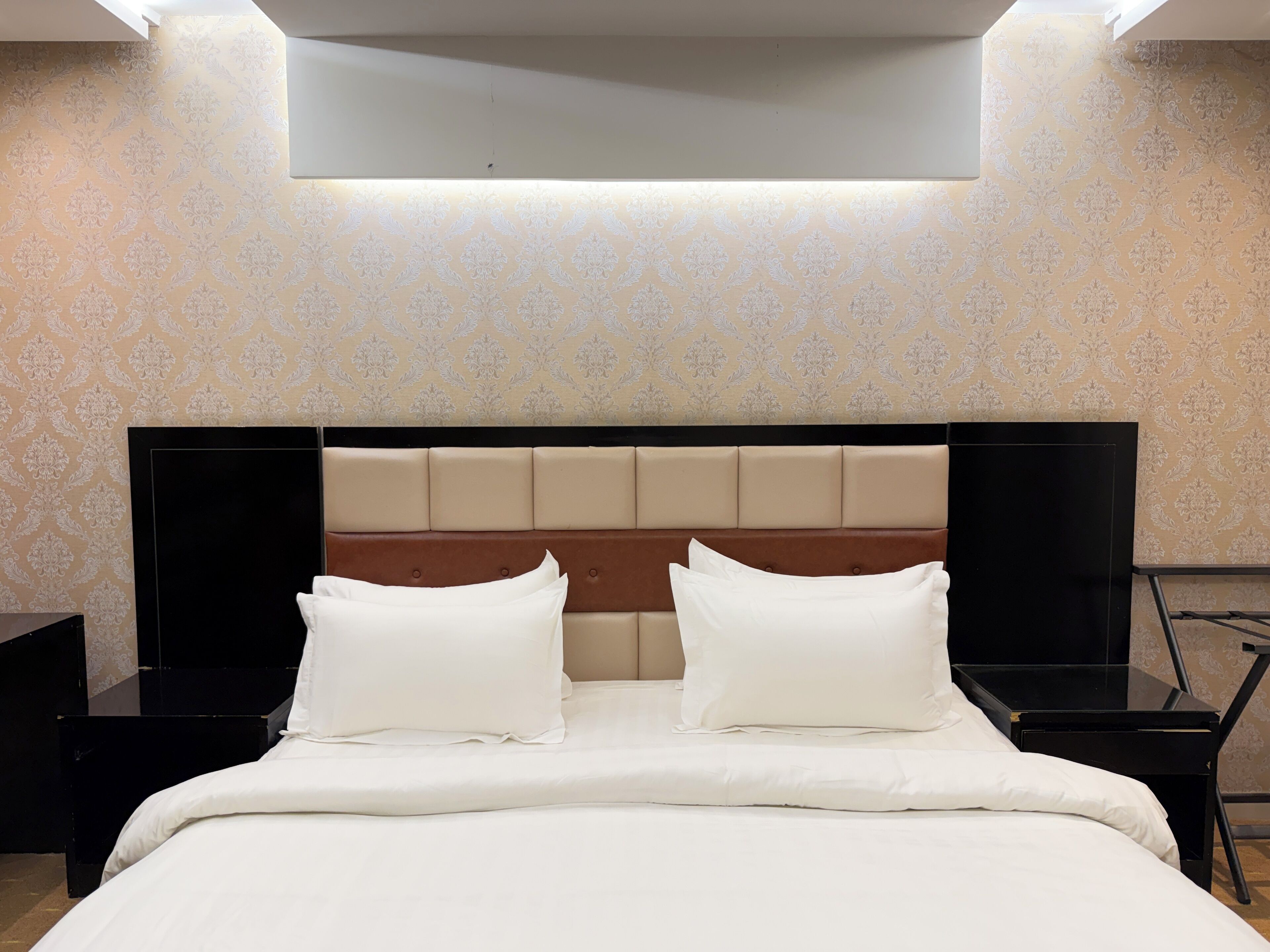 Blackout drapes, iron/ironing board, free WiFi