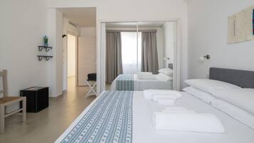 1 dormitorio, cuna de viaje, wifi gratis y ropa de cama