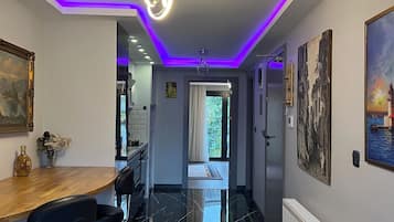 Comfort-studiosuite - byudsigt | Spiseområde