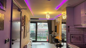 Appart'hôtel Deluxe, vue ville | Ameublement personnalisé, rideaux occultants, chambres insonorisées