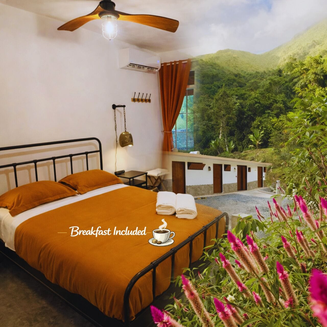 1 sovrum, strykjärn/strykbräda, gratis wi-fi och sängkläder