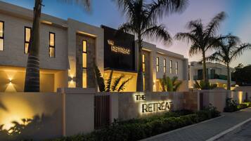 Front of property - evening/night