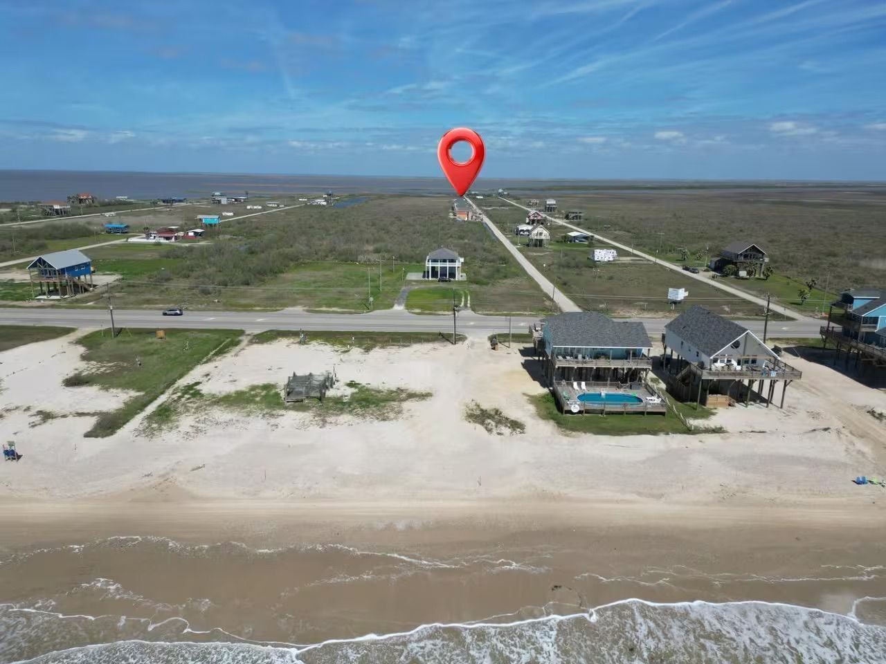Beach nearby, sun-loungers