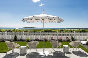 Terrace/patio - 2BR Oceanfront Retreat | Fireplace, Deck & Kitchen (Kennebunkport)