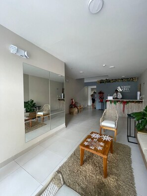 Lobby - Wonderful Apartment. Ocean view. Centrally located. (Cartagena de Indias)