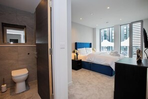 Apartment, 2 Schlafzimmer, barrierefrei, Terrasse | Badezimmer