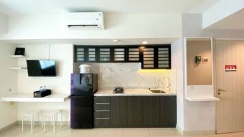 Standaard studio | Privékeuken | Een waterkoker