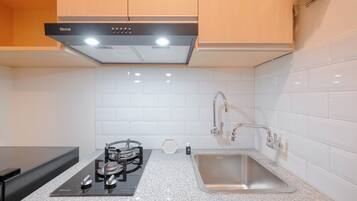 Standaard studio | Privékeuken | Een waterkoker