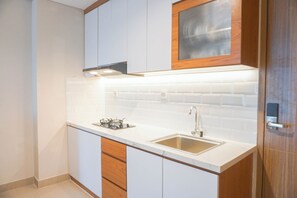 Apartemen Standar | Dapur pribadi | Ketel listrik