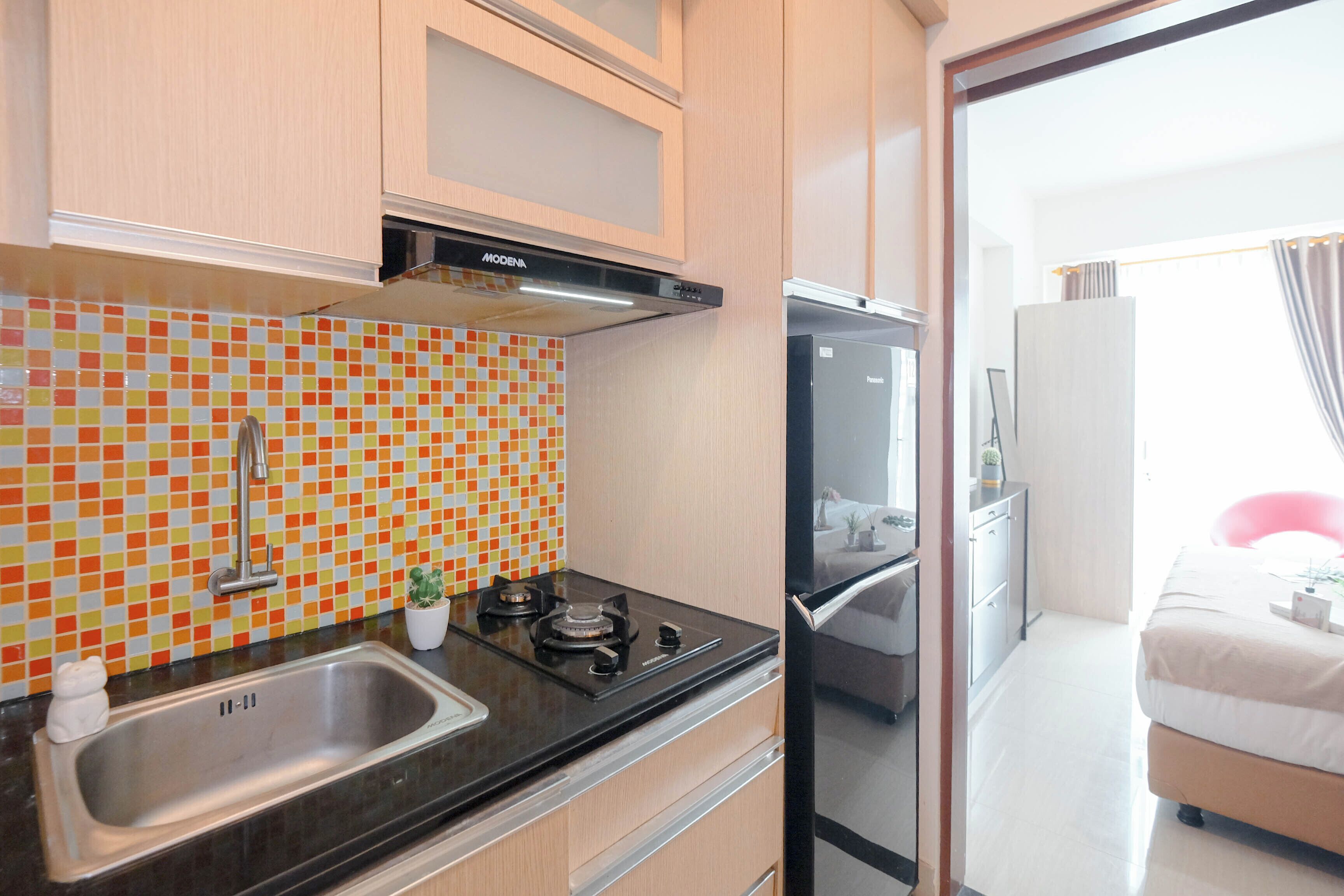 Standaard studio | Privékeuken | Een waterkoker