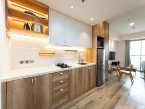 Standard Apartment | Private kitchen - Warm And Spacious 2Br At Gold Coast Apartment (Jakarta)