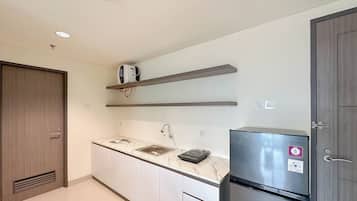 Apartemen Standar | Dapur pribadi | Ketel listrik