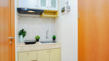 Apartemen Standar | Dapur pribadi | Ketel listrik