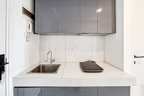 Standard Apartment | Dapur peribadi | Cerek elektrik