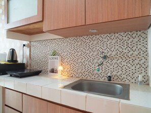 标准单人房 | 私人厨房 | 电热水壶