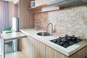 Standard Apartment | Private kitchen - Cozy And Pleasant 2Br At Apartment Bintaro Icon (South Tangerang)