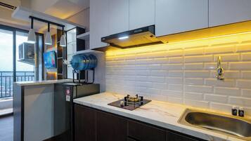 Studio Tiêu chuẩn | Bếp riêng | Ấm điện