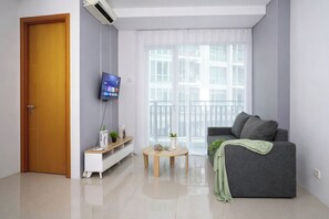Interior - 2Br Apartment With Service Room And Sofa Bed At Woodland Park Residence (Jakarta)