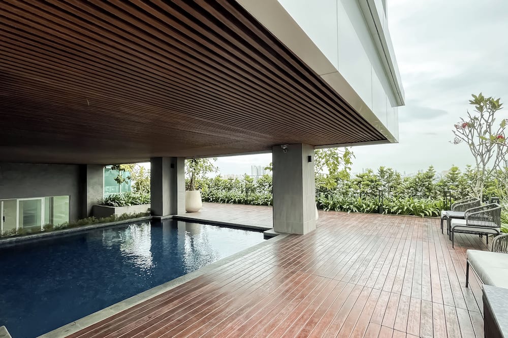 Japandi Style Studio Apartment At B Residence Grogol