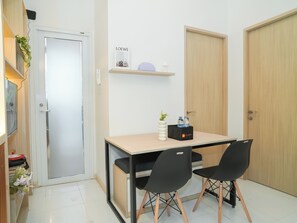Standard Apartment | Dining room - Modern 2Br For 3 Pax At Tokyo Riverside Pik 2 Apartment (Teluknaga)