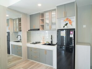 Interior - Contemporary And Enjoyable 1Br At Apartment Tokyo Riverside Pik 2 (Teluknaga)