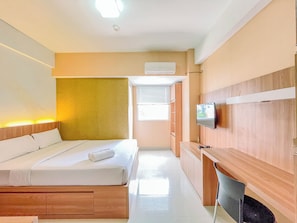 Interior - Great Pure Comfiness Studio At Apartment Student Castle Yogyakarta (Depok)